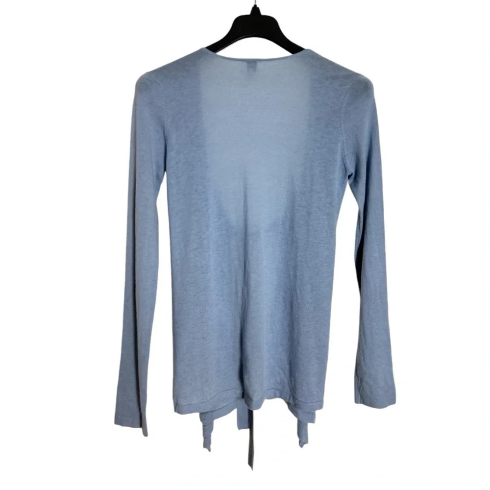 Armani Collezioni Light Blue Cashmere Sweater Set Size 10 - Picture 2 of 13